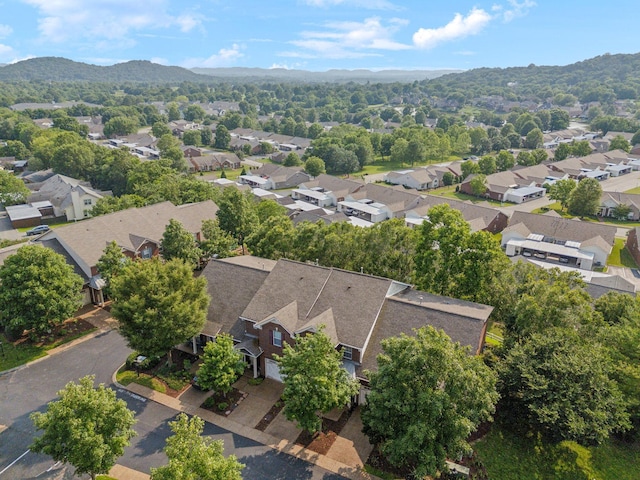1816 Brentwood Pointe, Franklin, TN 37067 - aerial view of residential area featuring a mountain backdrop