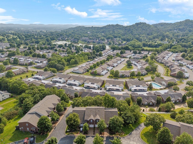 1816 Brentwood Pointe, Franklin, TN 37067 - aerial view of residential area with a mountain backdrop