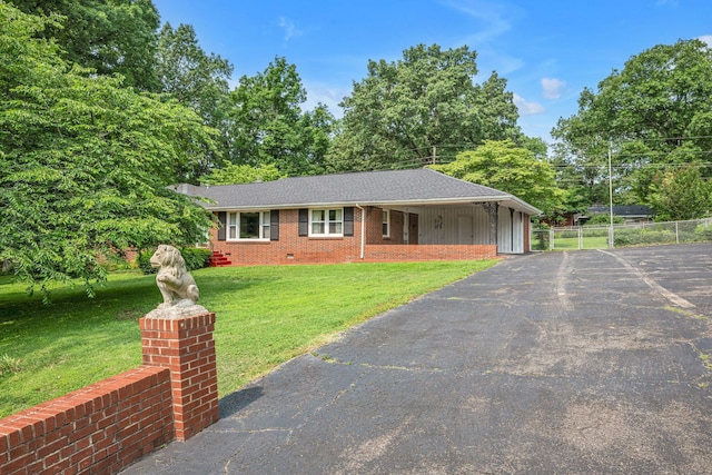 311 Broadview Dr, Dickson, TN 37055 - ranch-style home with brick siding and asphalt driveway