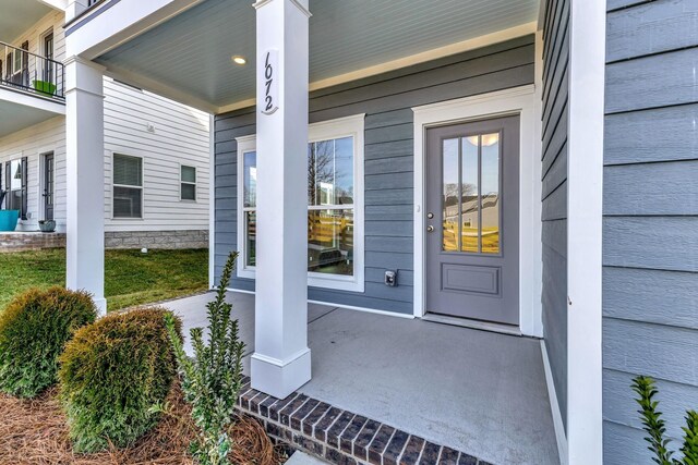 1012 Indigo Aly, Brentwood, TN 37027 - entrance to property with a porch