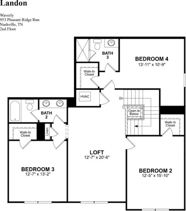 953 Pleasant Ridge Run, Mount Juliet, TN 37122 - room layout