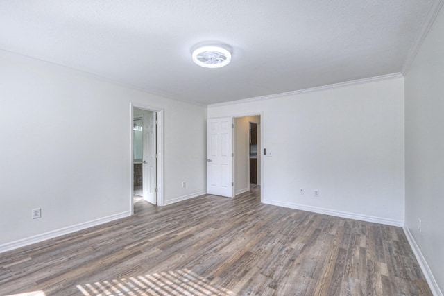 3117 Harborwood Dr, Nashville, TN 37214 - empty room with wood finished floors, ornamental molding, and baseboards