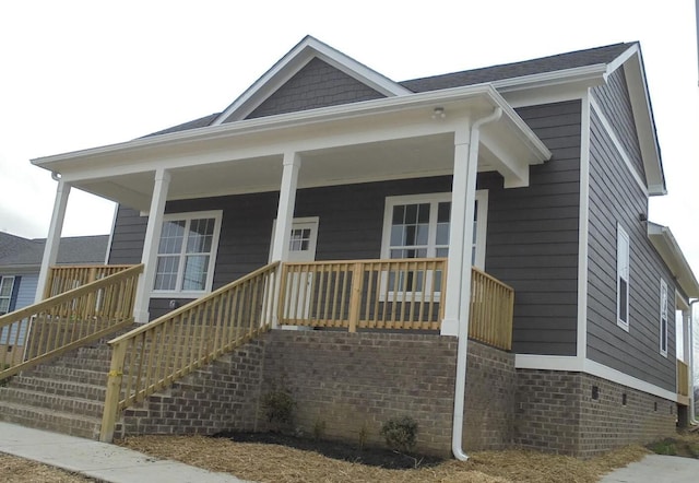 4216 Cain Ave, Chattanooga, TN 37410 - view of front of property with a porch and stairs