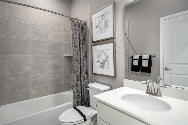 4038 Gaskill Dr Unit 113B, Smyrna, TN 37167 - full bathroom featuring toilet, vanity, and shower / bathtub combination with curtain