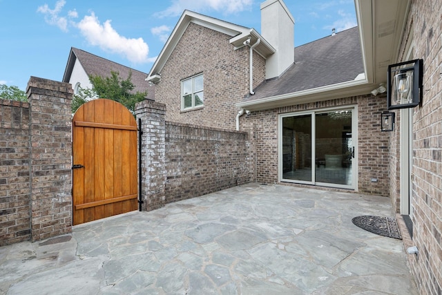 327 Whitworth Way, Nashville, TN 37205 - view of patio / terrace with a gate