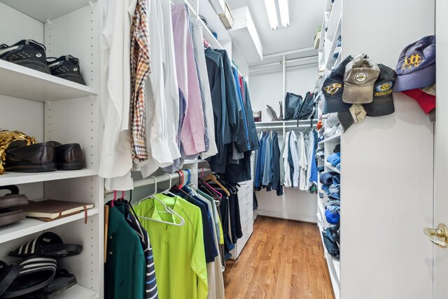 327 Whitworth Way, Nashville, TN 37205 - walk in closet featuring wood finished floors