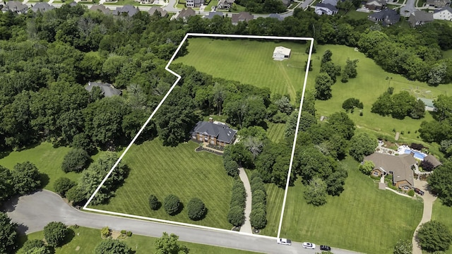 1010 Saint Blaise Trl, Gallatin, TN 37066 - aerial view of residential area featuring property parcel outlined