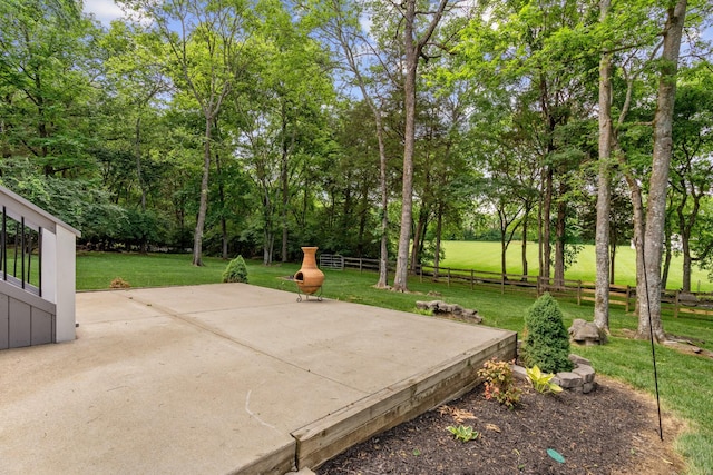 1010 Saint Blaise Trl, Gallatin, TN 37066 - view of patio / terrace with view of wooded area