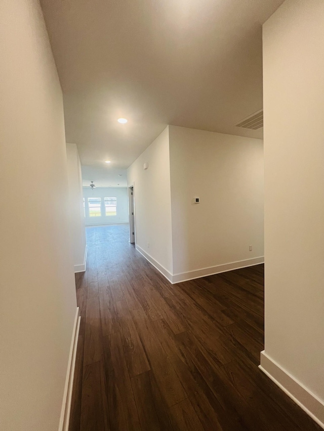 310 Carver Ln, Lebanon, TN 37087 - corridor featuring dark wood-style flooring and recessed lighting