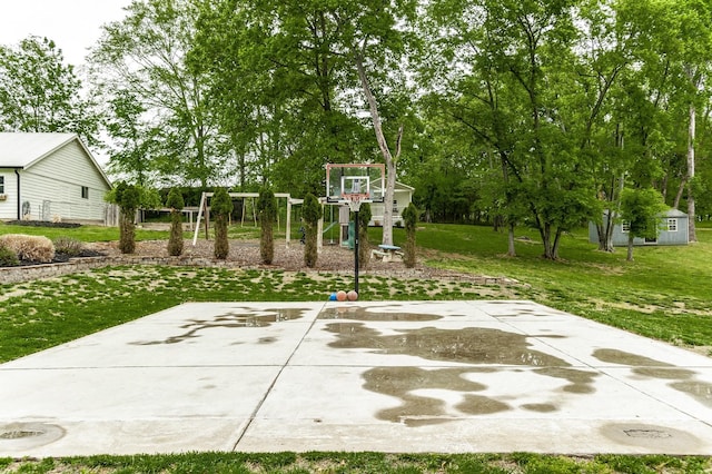 1078 Sunset Dr, Gallatin, TN 37066 - view of patio featuring basketball hoop