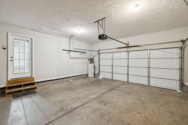 1006 Aretha Dr, Murfreesboro, TN 37128 - garage featuring electric water heater and a garage door opener