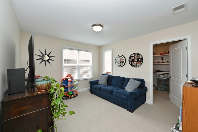 146 Monarchos Dr, Gallatin, TN 37066 - living area featuring light carpet and baseboards
