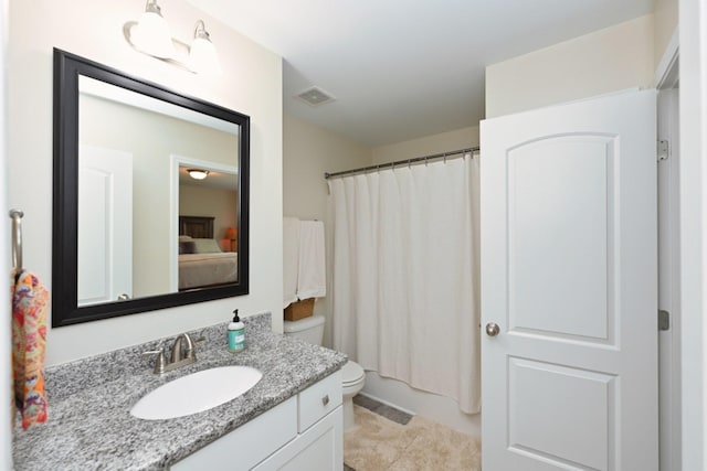 146 Monarchos Dr, Gallatin, TN 37066 - bathroom featuring vanity, toilet, and tile patterned flooring
