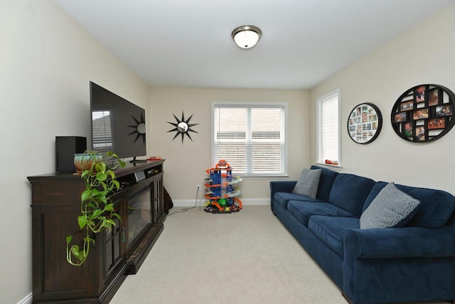 146 Monarchos Dr, Gallatin, TN 37066 - carpeted living area featuring baseboards