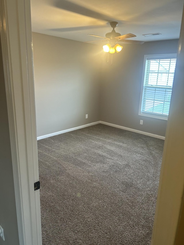1370 Millet Dr, Clarksville, TN 37040 - carpeted spare room featuring a ceiling fan and baseboards