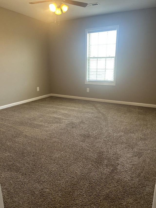 1370 Millet Dr, Clarksville, TN 37040 - carpeted spare room with a ceiling fan and baseboards