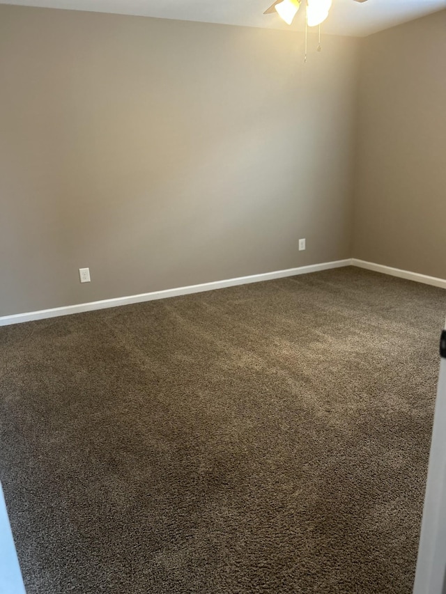 1370 Millet Dr, Clarksville, TN 37040 - unfurnished room featuring ceiling fan, carpet floors, and baseboards