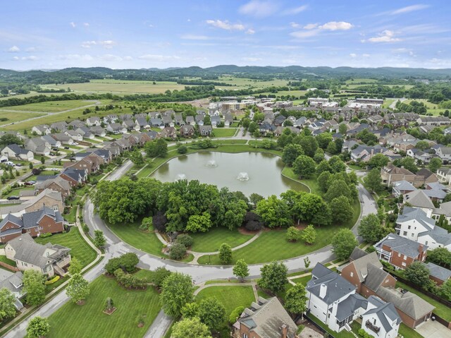 3368 Vinemont Dr, Thompsons Station, TN 37179 - aerial view of residential area with a large body of water