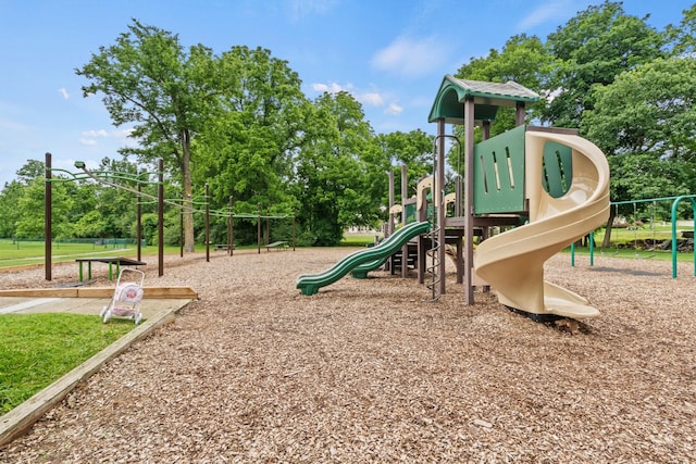 3368 Vinemont Dr, Thompsons Station, TN 37179 - community jungle gym with view of wooded area