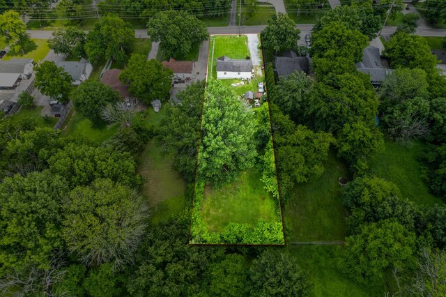 3846 Saunders Ave, Nashville, TN 37216 - aerial view of property and surrounding area with property boundaries highlighted