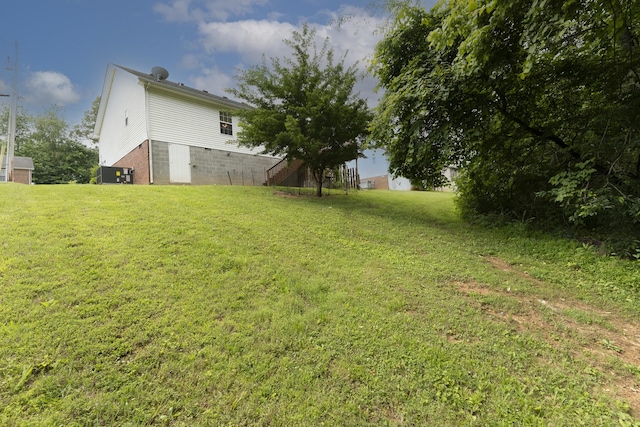 1036 Woodbrier Ln, Greenbrier, TN 37073 - view of green lawn with central AC unit