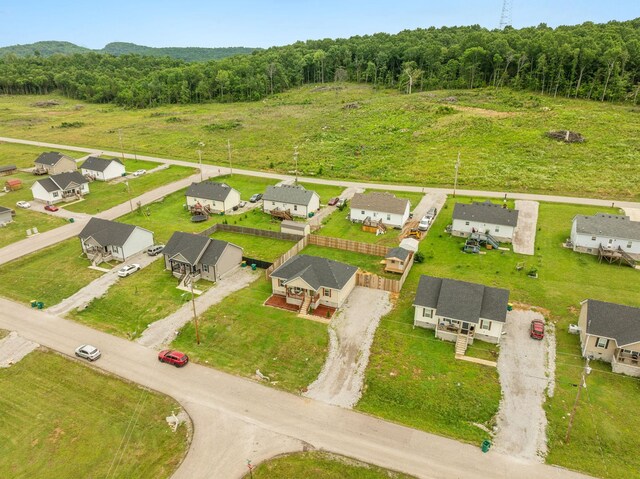 611 Annas Way, Lewisburg, TN 37091 - aerial view of residential area with a forest