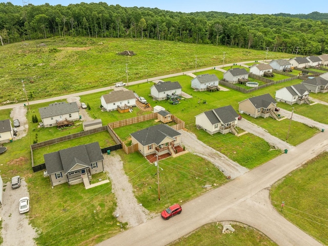 611 Annas Way, Lewisburg, TN 37091 - aerial perspective of suburban area with a forest