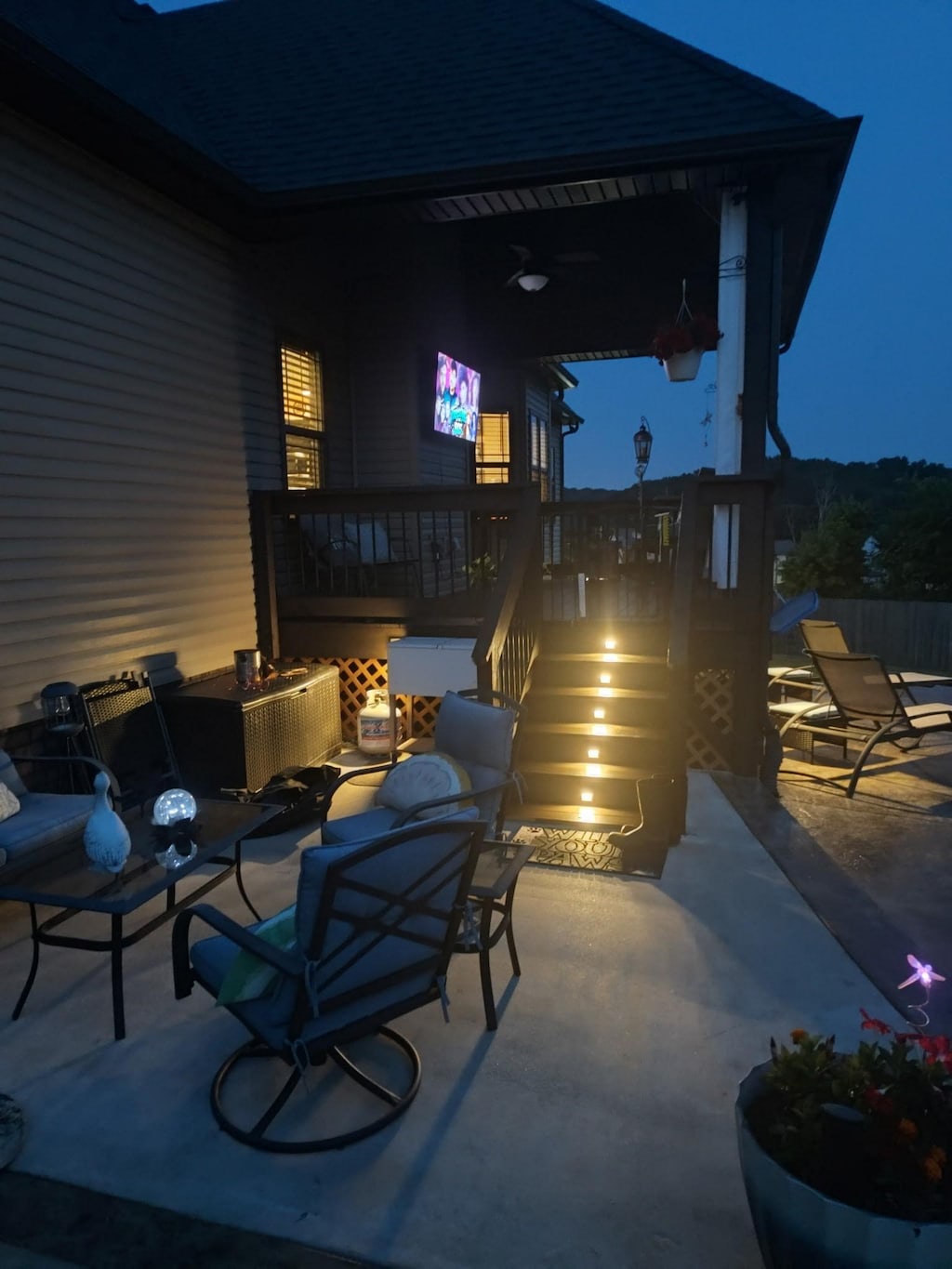 1230 Ridge Meadow Dr, Clarksville, TN 37042 - view of patio with stairs