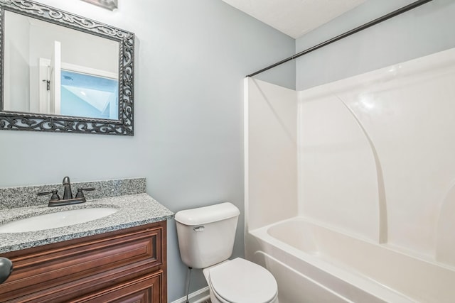 1435 Silver Creek Rd, Lewisburg, TN 37091 - full bath featuring toilet, vanity, and shower / washtub combination