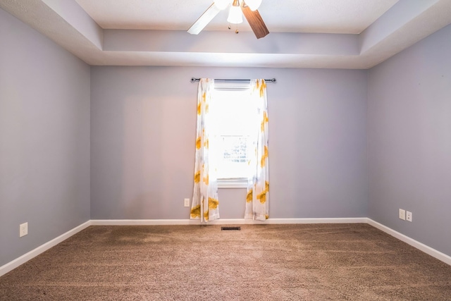 1435 Silver Creek Rd, Lewisburg, TN 37091 - empty room featuring carpet flooring, ceiling fan, and baseboards