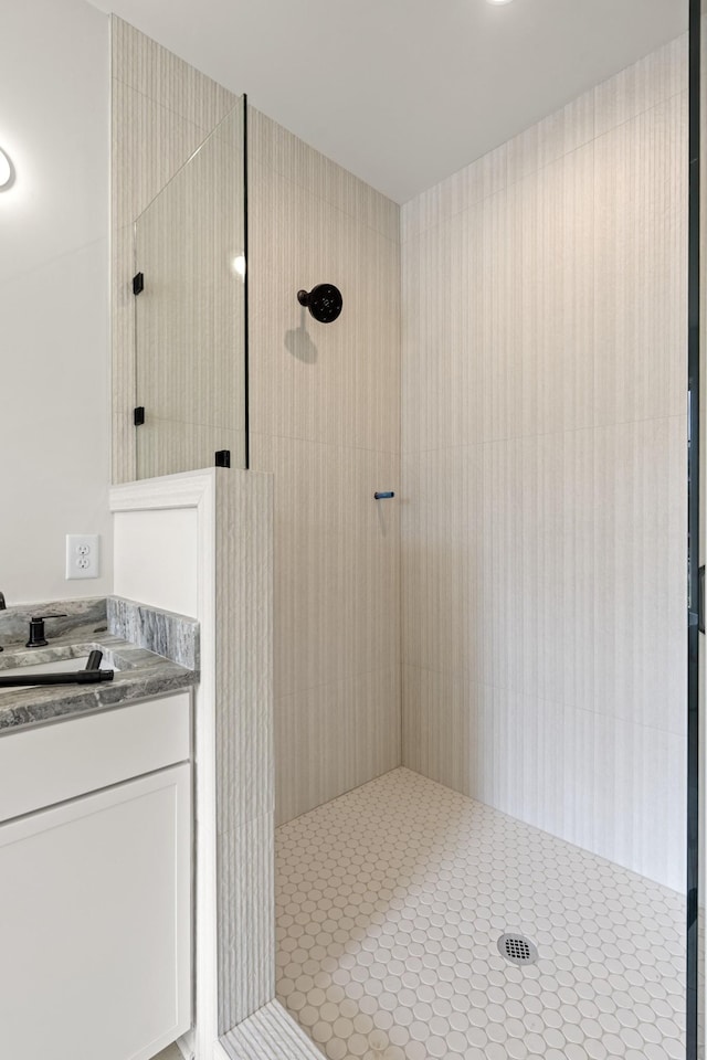 1701 Portland Ave Unit C, Nashville, TN 37212 - bathroom with a tile shower and vanity