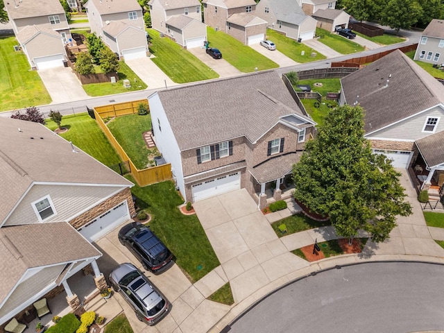 1205 Riverbirch Way, Hermitage, TN 37076 - aerial perspective of suburban area