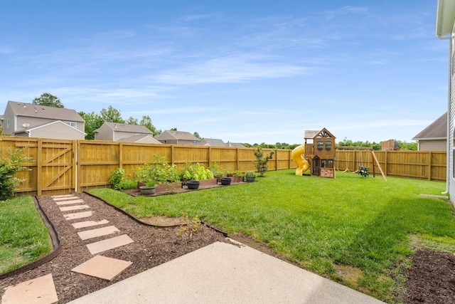 1205 Riverbirch Way, Hermitage, TN 37076 - view of yard featuring a garden and a playground