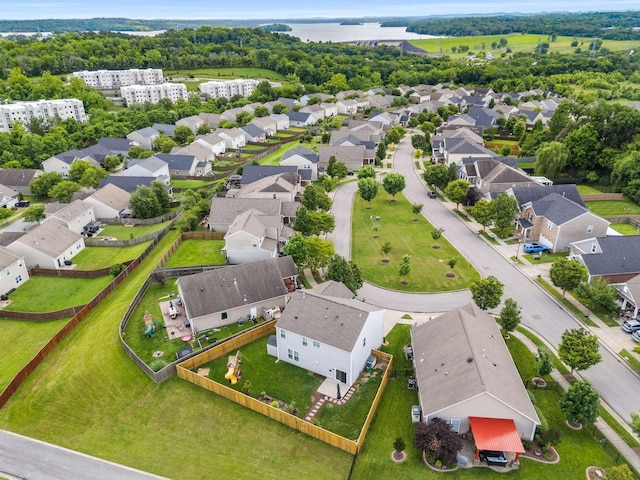 1205 Riverbirch Way, Hermitage, TN 37076 - aerial perspective of suburban area featuring a nearby body of water