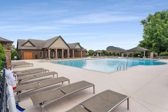 1205 Riverbirch Way, Hermitage, TN 37076 - community pool featuring a patio area