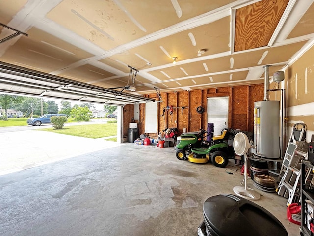 305 Wildwood Dr, Smyrna, TN 37167 - garage with water heater and a garage door opener