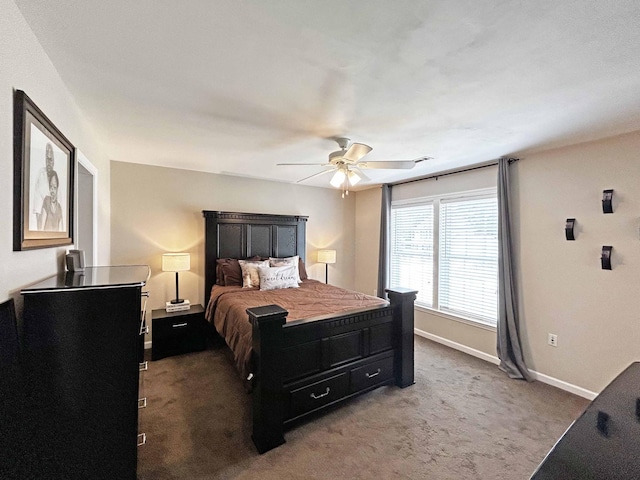 305 Wildwood Dr, Smyrna, TN 37167 - bedroom with carpet flooring, a ceiling fan, and baseboards