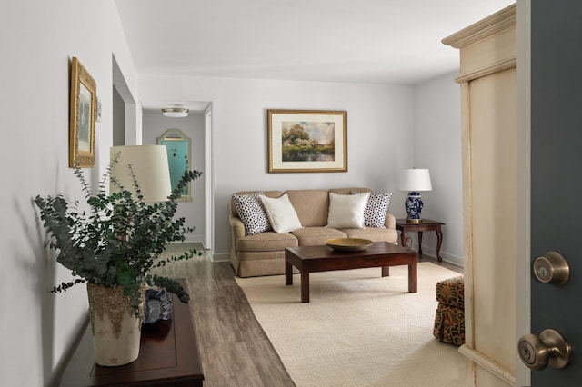 5025 Hillsboro Pike Unit 24K, Nashville, TN 37215 - living area featuring wood finished floors and baseboards
