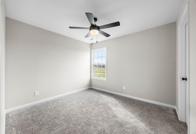 2578 Rafiki Dr, Clarksville, TN 37042 - carpeted spare room with ceiling fan and baseboards