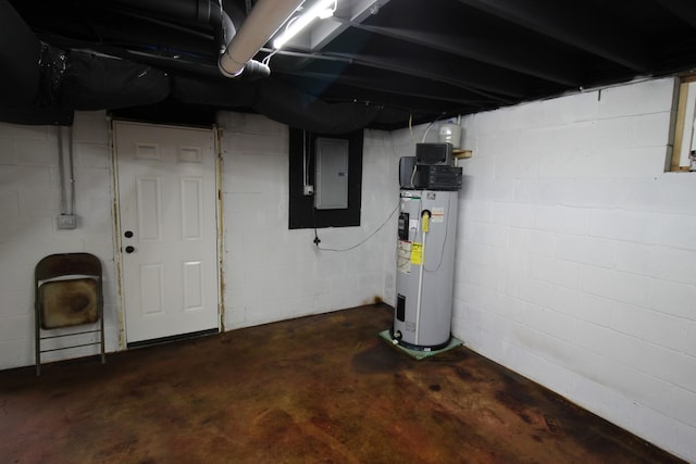 762 Austin Bottom Rd, Baxter, TN 38544 - unfinished below grade area featuring water heater and electric panel