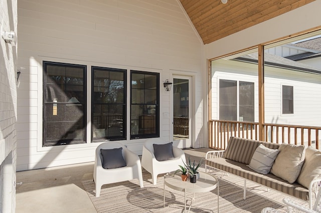 1601 S Observatory Dr Unit C, Nashville, TN 37215 - view of patio / terrace with outdoor lounge area