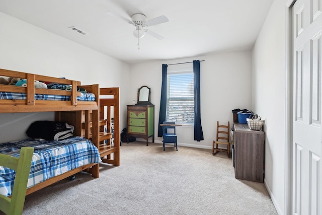 390 Owl Dr, Lebanon, TN 37087 - carpeted bedroom featuring baseboards and ceiling fan