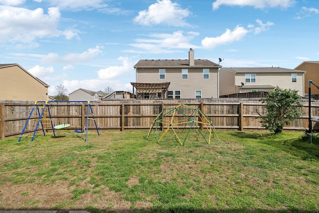 390 Owl Dr, Lebanon, TN 37087 - view of yard with a playground and a residential view