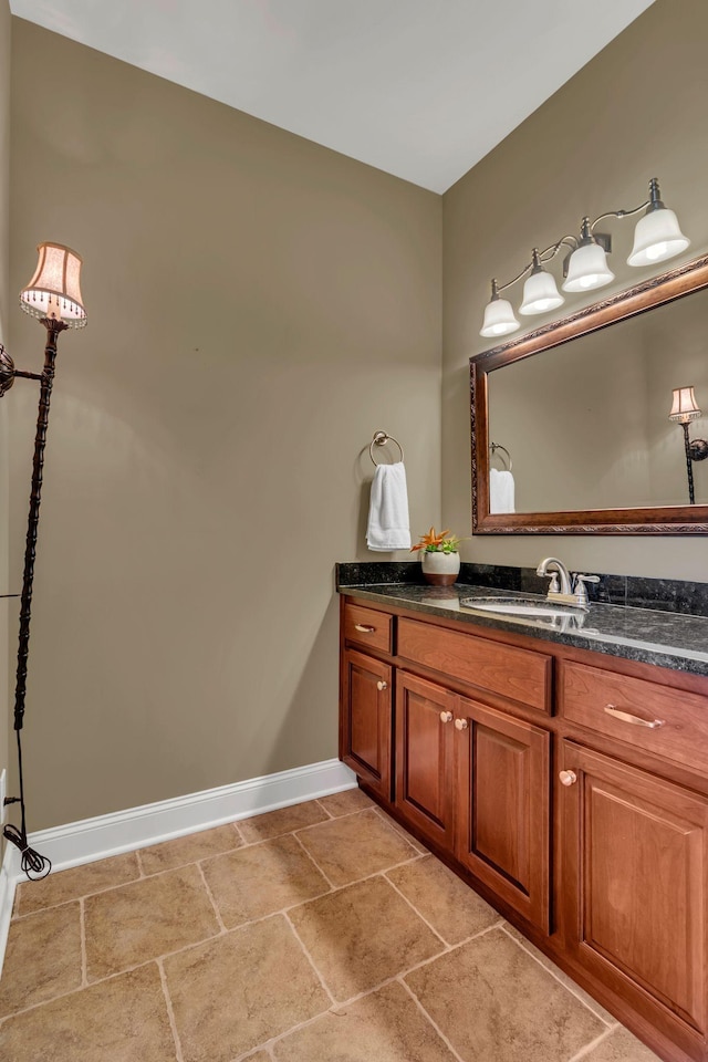 525 Amberly St, Murfreesboro, TN 37129 - bathroom featuring vanity and baseboards
