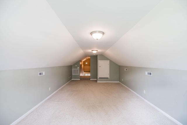 3505 Grove Park Dr, College Grove, TN 37046 - bonus room with light carpet, vaulted ceiling, and baseboards