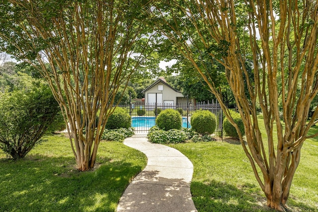 3505 Grove Park Dr, College Grove, TN 37046 - view of yard