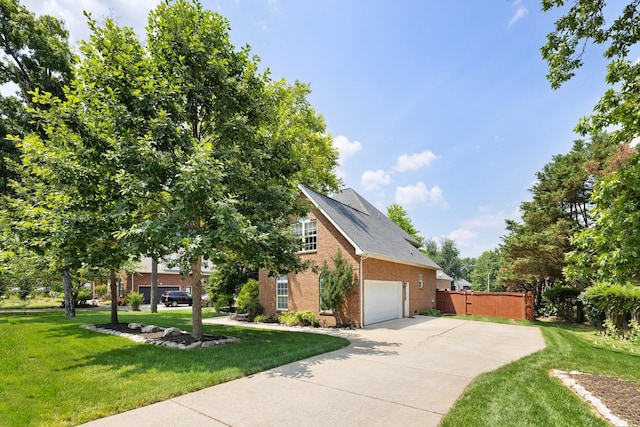 4702 Garcia Blvd, Murfreesboro, TN 37128 - view of front of home with brick siding, concrete driveway, and a garage