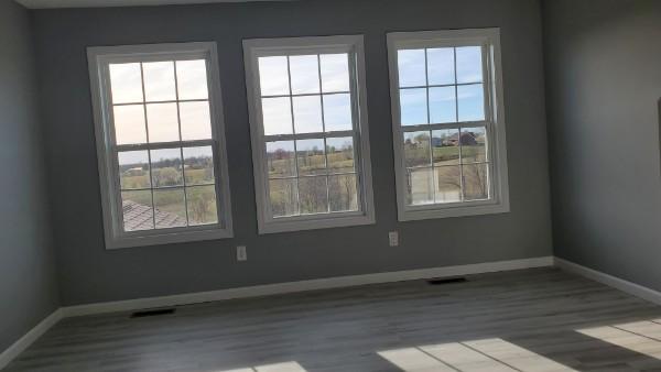 171 Ashmore Rd, Summertown, TN 38483 - unfurnished room with plenty of natural light, baseboards, and wood finished floors