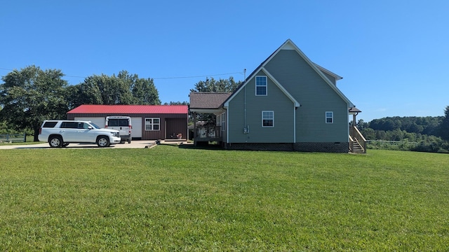 171 Ashmore Rd, Summertown, TN 38483 - view of front of property with a front lawn and driveway