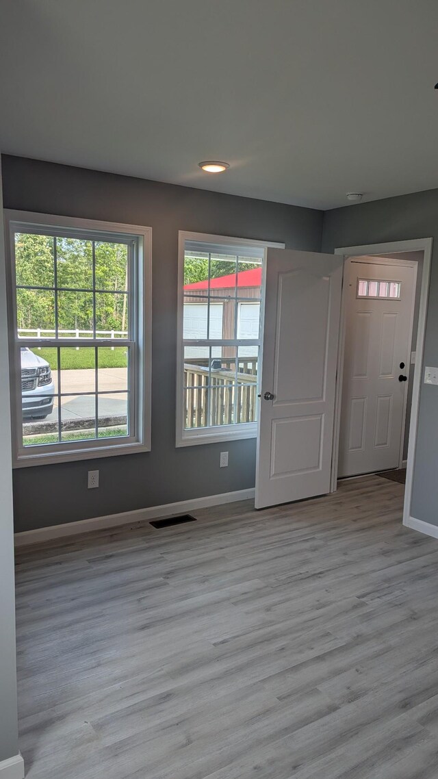 171 Ashmore Rd, Summertown, TN 38483 - entryway with baseboards and light wood-style floors
